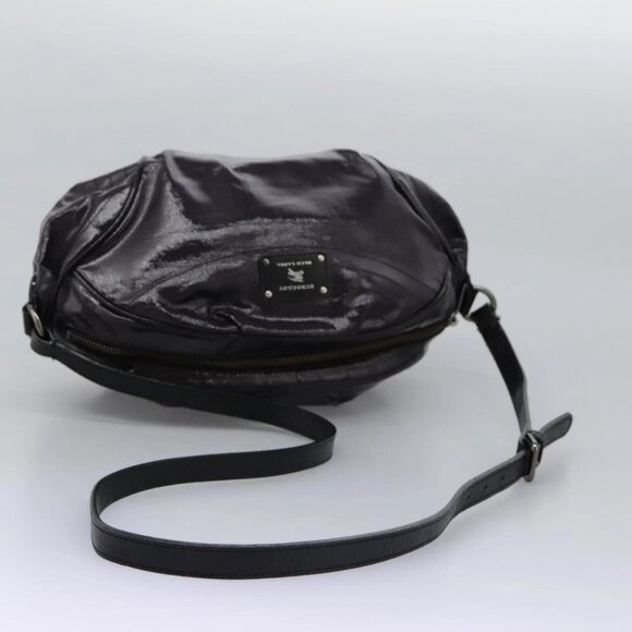 BURBERRY Blue Label Shoulder Bag Enamel Purple Auth ti2877 - Picture 8 of 16